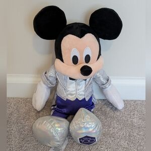 Disney 100 Years of Wonder Anniversary Mickey Mouse Stuffed Animal Plush Toy